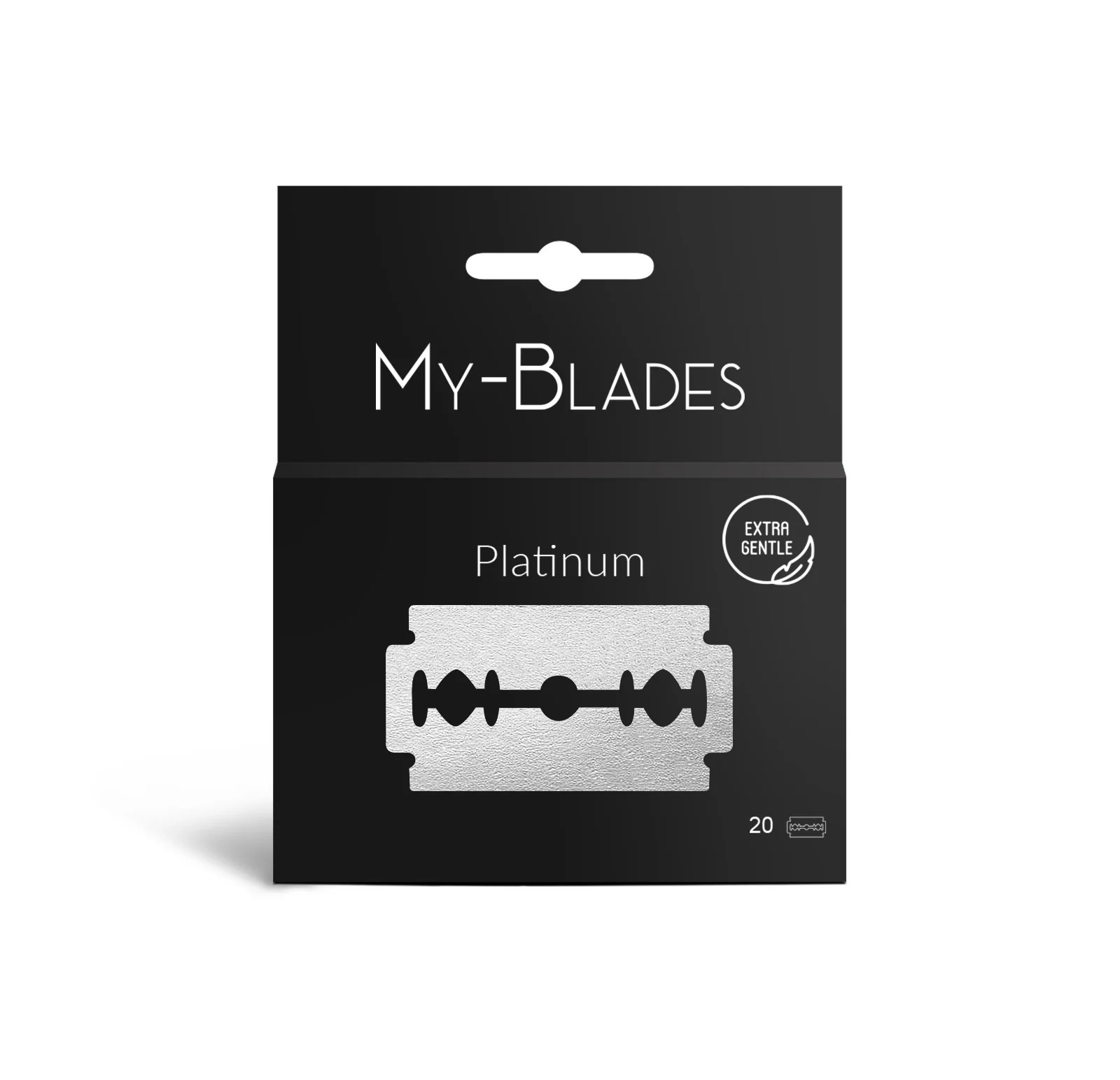 CUCHILLAS DE AFEITAR PLATINUM DOUBLE EDGE X20